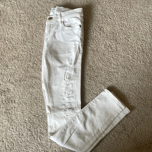 Frame White Skinny Jeans - Picture 1 of 4